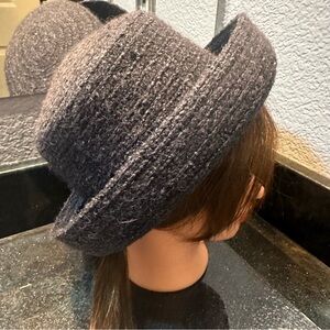 Betmar Street Smart Bowler W/2.5" Wide Brim Vintage Dark Gray Packable Hat